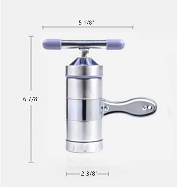 Stainless Steel Noodle Maker,Manual Pasta Machine Stainless Steel Pasta Maker Pasta Press Noodle Machine, kitchen Aid Asseccories Pasta Tools