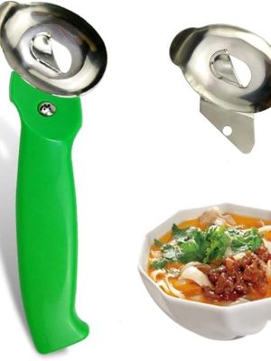 1pc Green Manual Noodle Maker,Kitchen Supplies Anti-rust Stainless Steel Household Cutter Chinese Machine Pasta Tool Noodles Tool Pasta Makers and Accessories