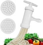 Maker Noodle Machine, Pasta Maker, Noodle Maker, Plastic Manual Pasta Maker Noodle Press Pasta Maker Machine Pasta Gun Noodle Press Spaghetti Maker Pasta Machine Manual Kitchen Tools