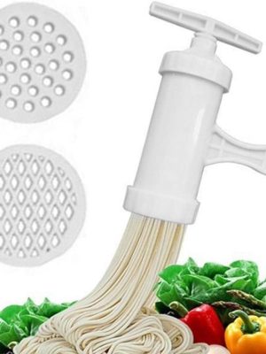 Maker Noodle Machine, Pasta Maker, Noodle Maker, Plastic Manual Pasta Maker Noodle Press Pasta Maker Machine Pasta Gun Noodle Press Spaghetti Maker Pasta Machine Manual Kitchen Tools