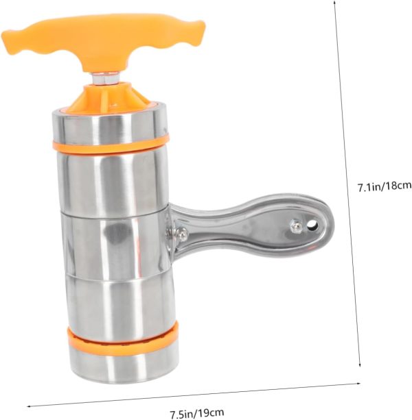 Set of Household Pasta Machine Manual Noodle Press Hand Crank Noodle Maker Healthy Pasta