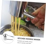 1pc Manual Noodle Press Pasta Pasta Maker Tagliatelle Maker Portable Juicer Vegetable Noodle Maker Fresh Noodles Press Stainless Steel Cutter Hand Pressure