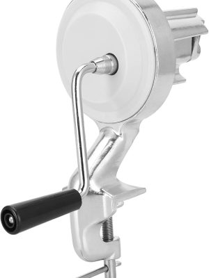 Stainless Steel Manual Pasta Maker with Aluminum Alloy Rollers and Cutter, Hand Cranked Noodle Press Machine for Home Kitchen DIY Macaroni and Pasta