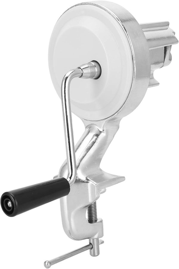 Stainless Steel Manual Pasta Maker with Aluminum Alloy Rollers and Cutter, Hand Cranked Noodle Press Machine for Home Kitchen DIY Macaroni and Pasta