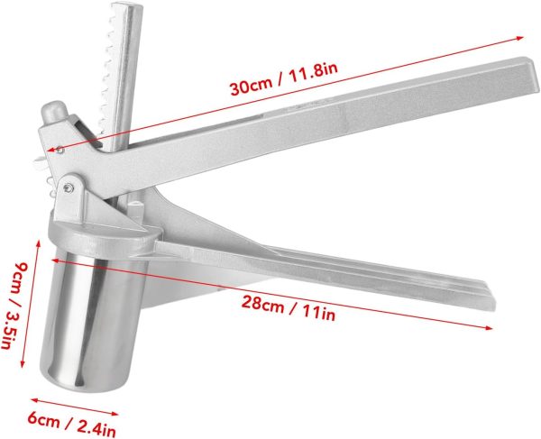 Stainless Steel Versatile Manual Noodles Press Machine Effortlessly Creates Diverse Pasta Shapes For Home Kitchen